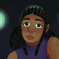 Black woman with braids