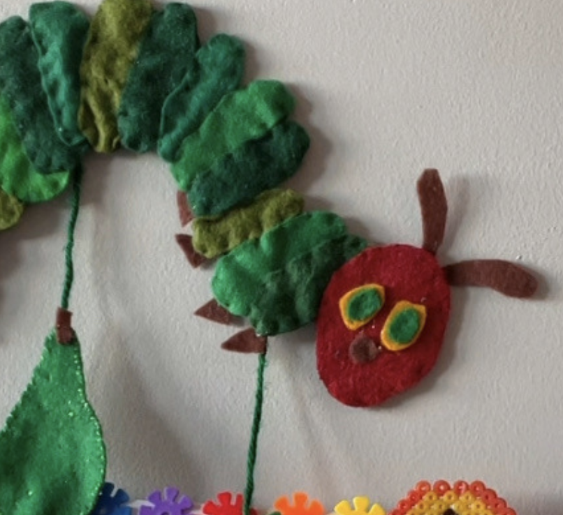Felt the very hungry caterpillar