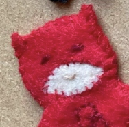 Mini felt Daredevil